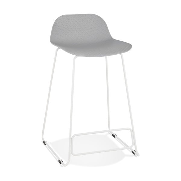 Siv barski stol Kokoon Slade Mini, višina sedeža 66 cm