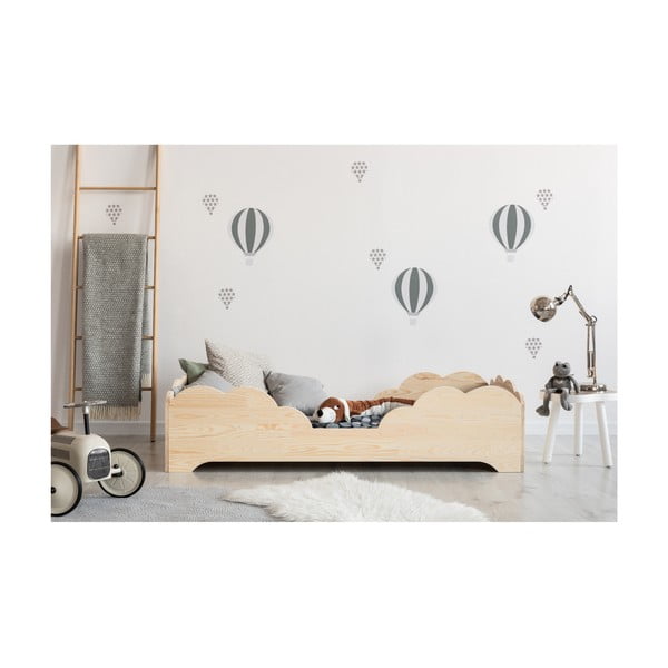 Otroška postelja iz borovega lesa Adeko BOX 10, 70 x 160 cm