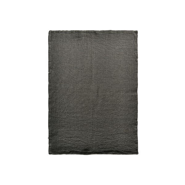 Temno siva bombažna kuhinjska krpa Södahl Wafle, 50 x 70 cm