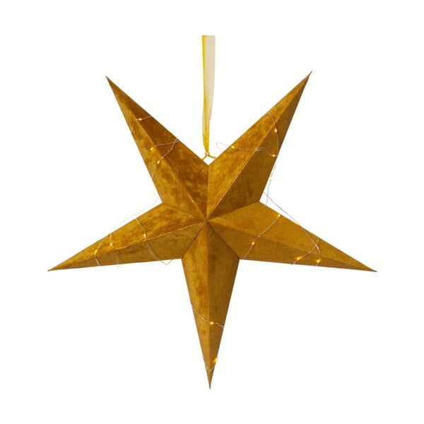 Božična svetlobna dekoracija v zlati barvi Star Trading Velvet