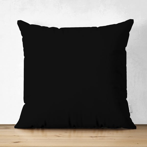 Črna prevleka za vzglavnik Minimalist Cushion Covers, 45 x 45 cm