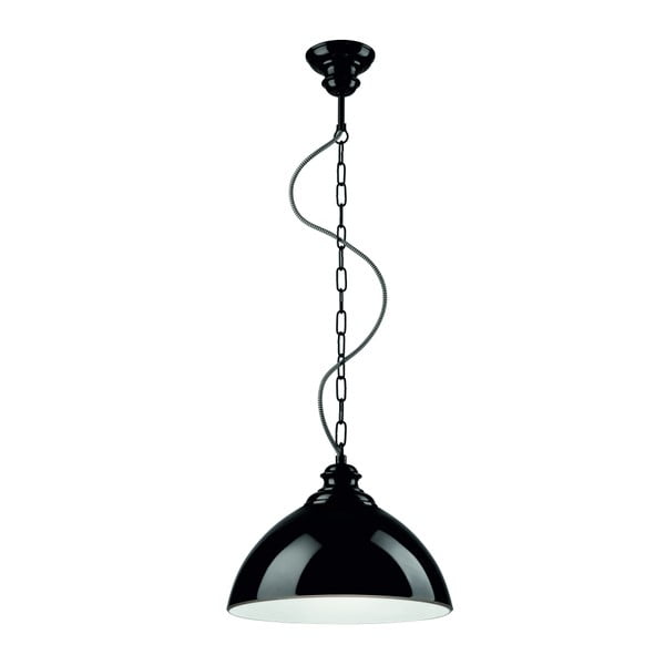 Črna viseča svetilka Lamkur Rainy