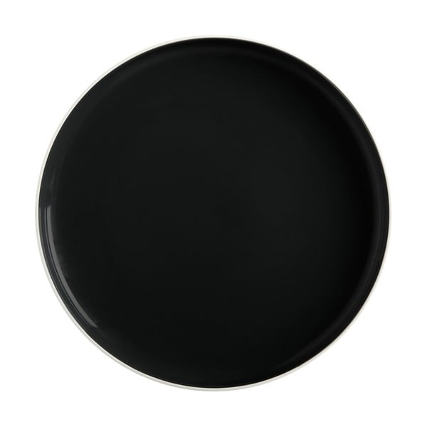 Črn porcelanast krožnik Maxwell & Williams Tint, ø 20 cm