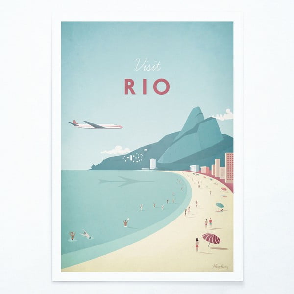 Plakat Travelposter Rio, A2