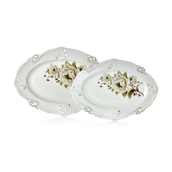 Komplet 2 porcelanastih krožnikov Franz Johann