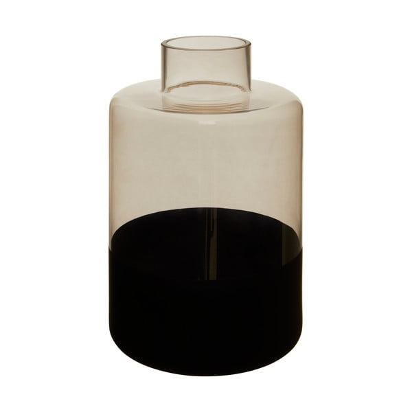 Steklena vaza s črnimi detajli Premier Houseware Cova, višina 32 cm
