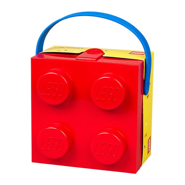 Rdeča škatla za shranjevanje z ročajem LEGO®