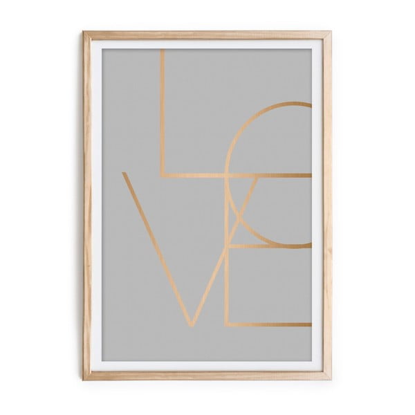 Slika v okvirju Velvet Atelier Love, 60 x 40 cm