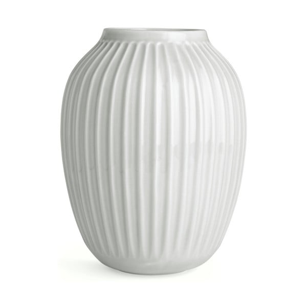 Vaza iz bele keramike Kähler Design Hammershoi, višina 25 cm