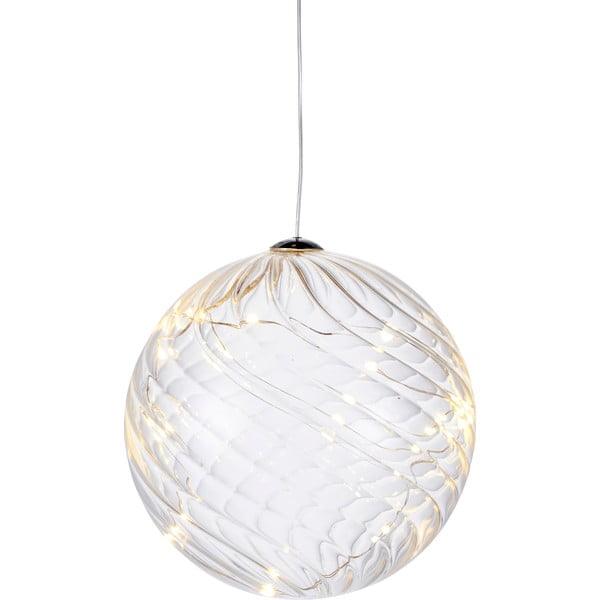 LED svetlobna dekoracija Sirius Wave Ball, Ø 13 cm