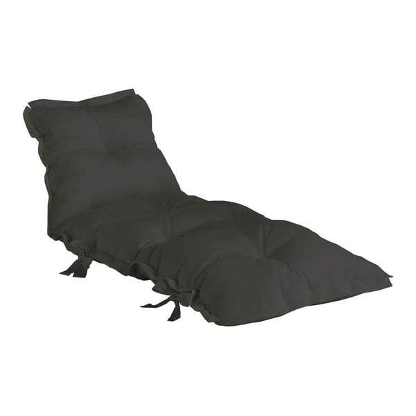 Temno-siva zložljiva blazina Karup Design OUT™ Sit&Sleep 