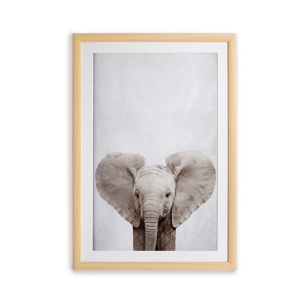 Stenska slika v okvirju Surdic Elephant, 30 x 40 cm