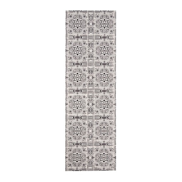 Siv kuhinjski tekač Zala Living Cook & Clean Tile, 45 x 140 cm