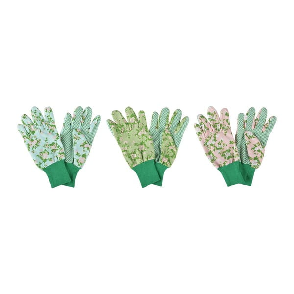 3 pari vrtnih rokavic Esschert Design Plaketa Rose