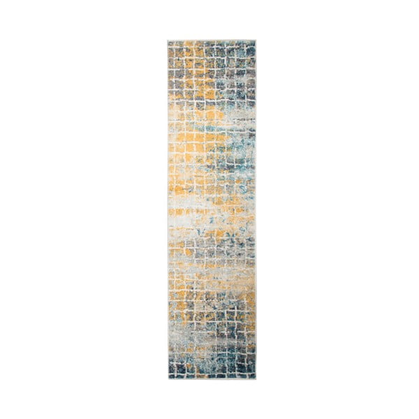 Modro-rumena preproga Flair Rugs Urban, 60 x 220 cm