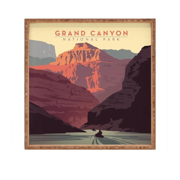 Lesen dekorativni servirni pladenj Grand Canyon, 40 x 40 cm