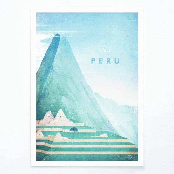 Plakat Travelposter Peru, A3